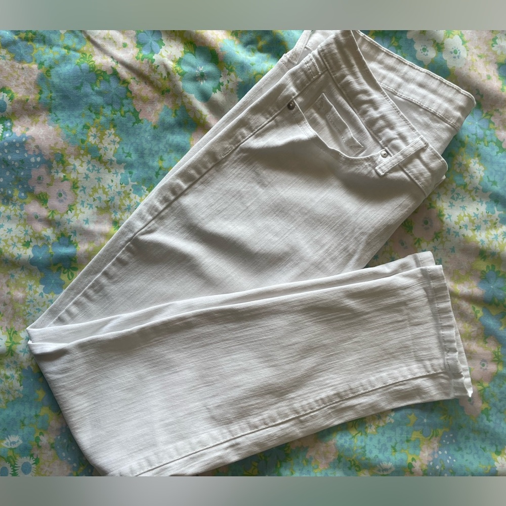 Jessica Simpson white Skinny Jean